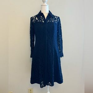 Navy Lace Dress